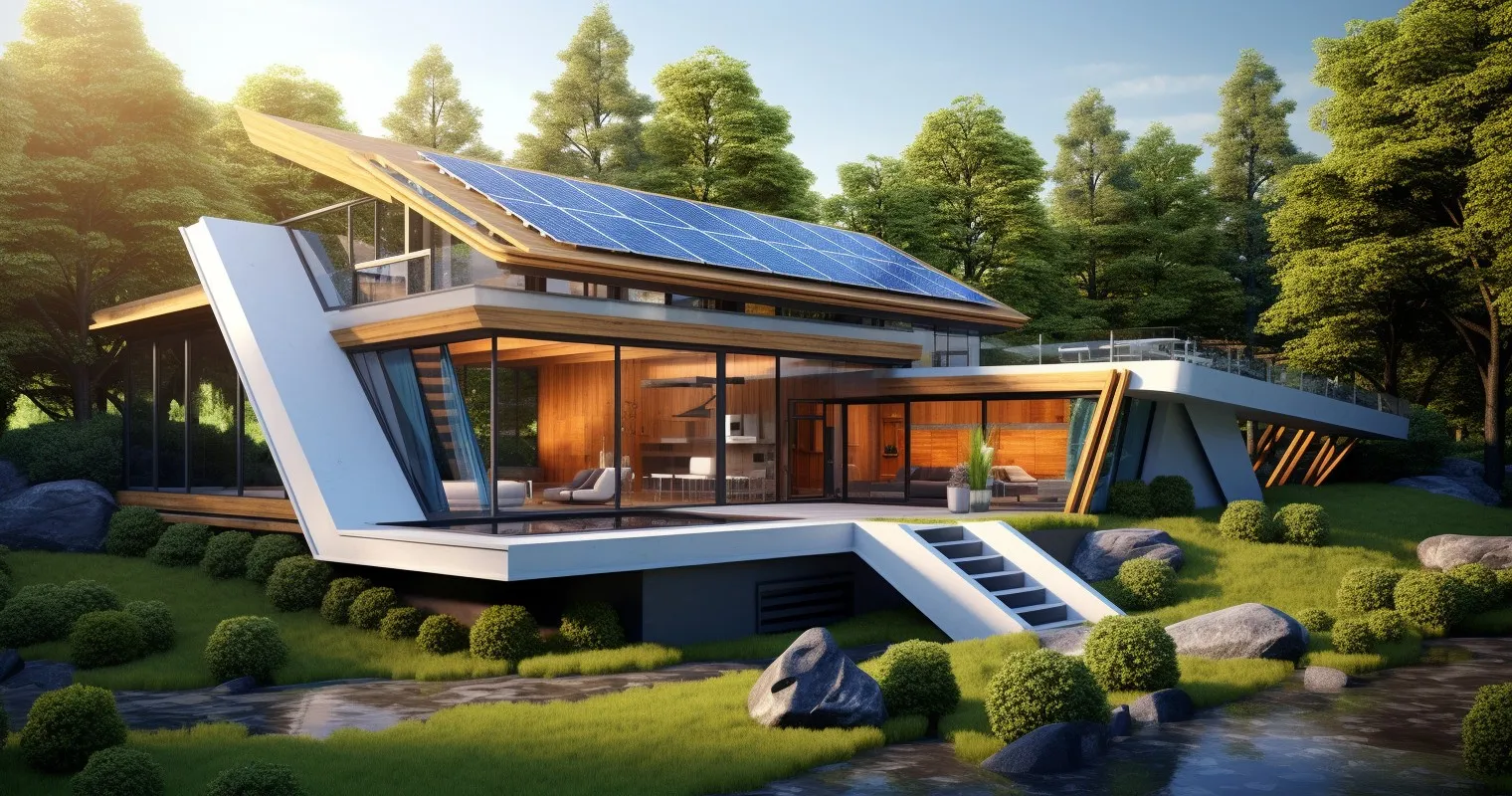 Sustainable Home Design Visualization