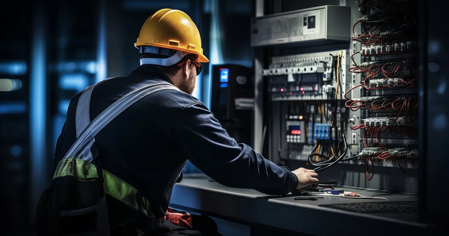 Technician Conducting an Earth Continuity Test