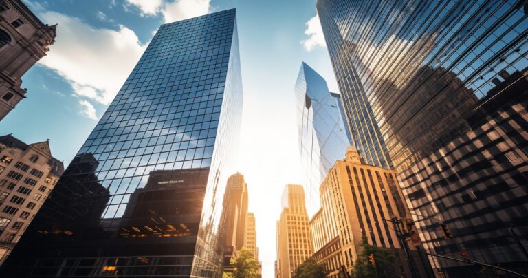 The Contrasting Skyscrapers