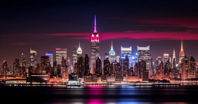The Empire State Building At Night