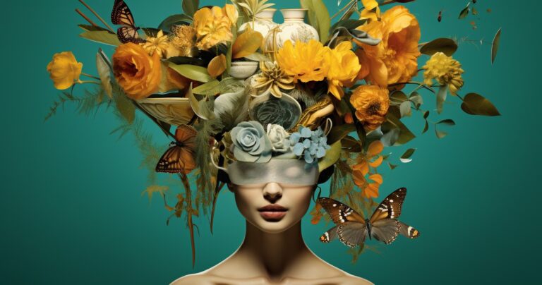 Tiaras And Houseplants Collage