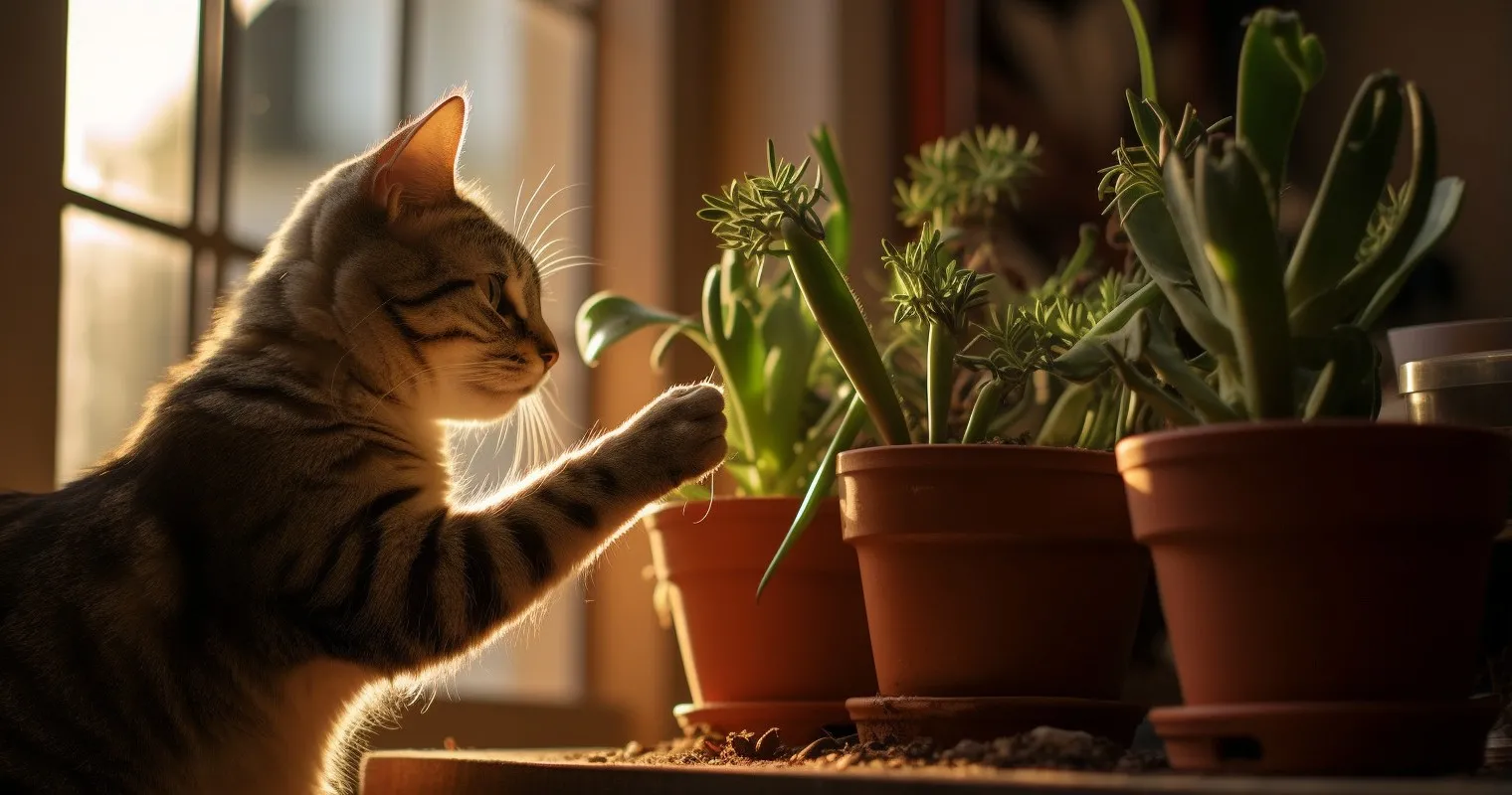How To Stop Cats From Eating Houseplants