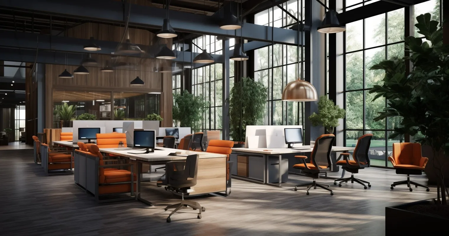 Transformative Open Communal Space in Commercial Interiors