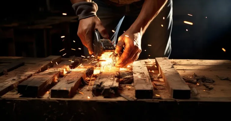 Transforming Pallet Into Art