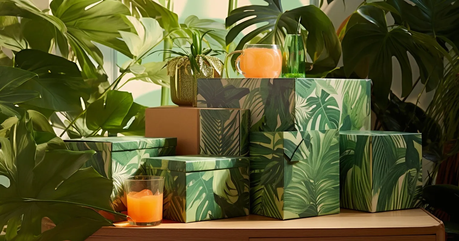 Tropical Paradise Unveiled in Shipping Box