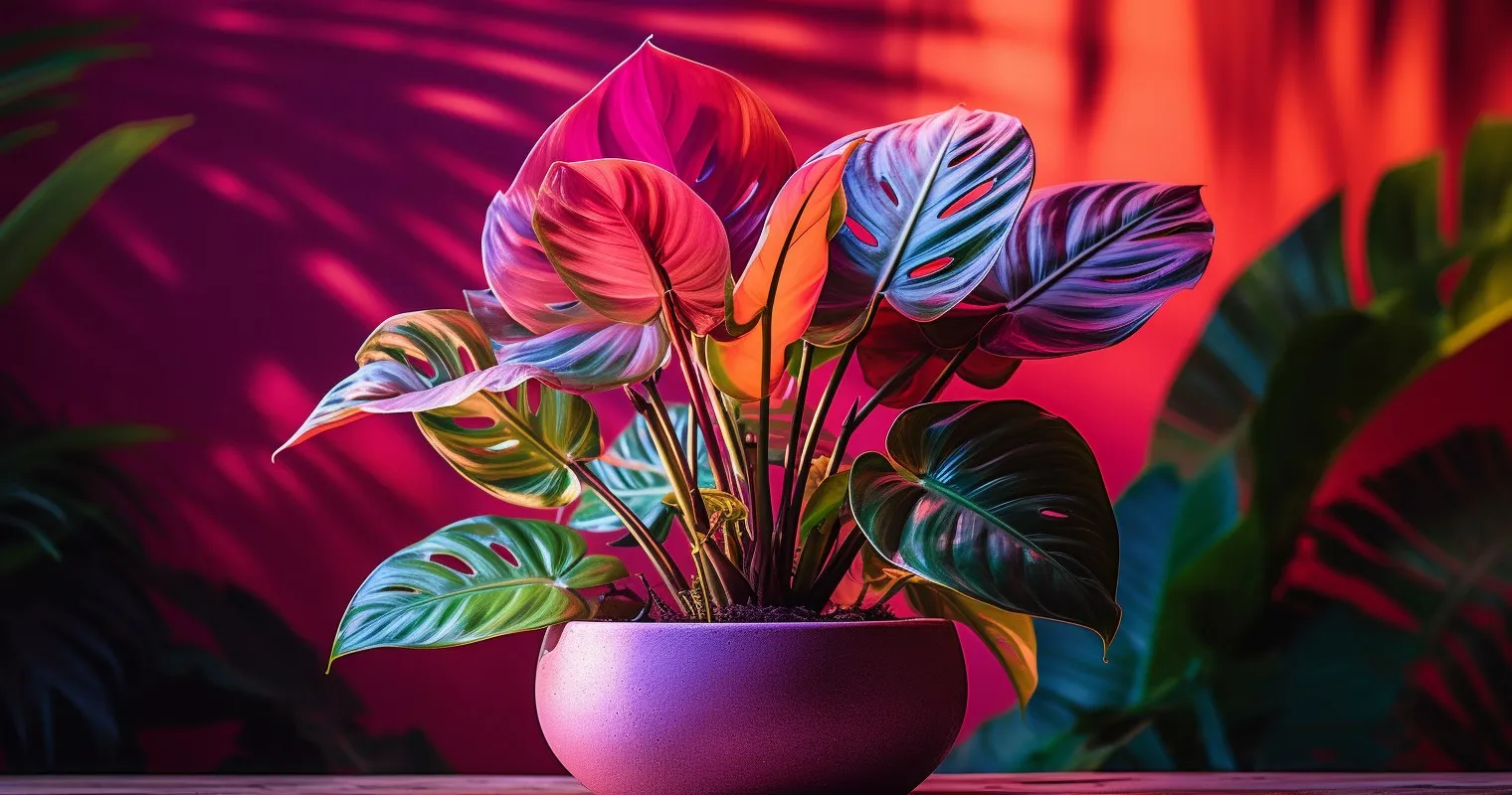 Tropical Plant In Moisture-Retentive Soil