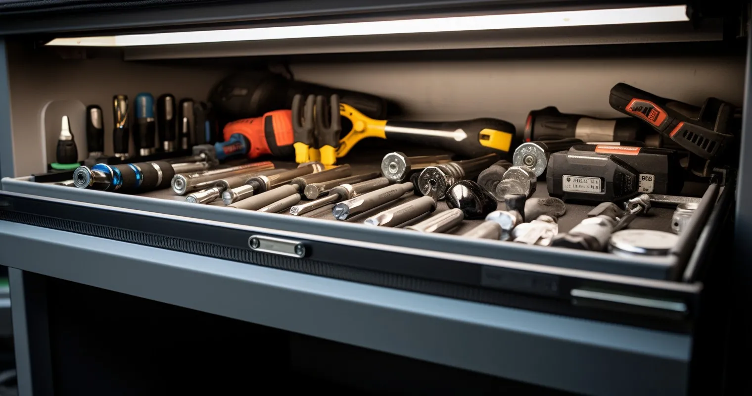 Under-The-Table Storage - Slide-In Drawers