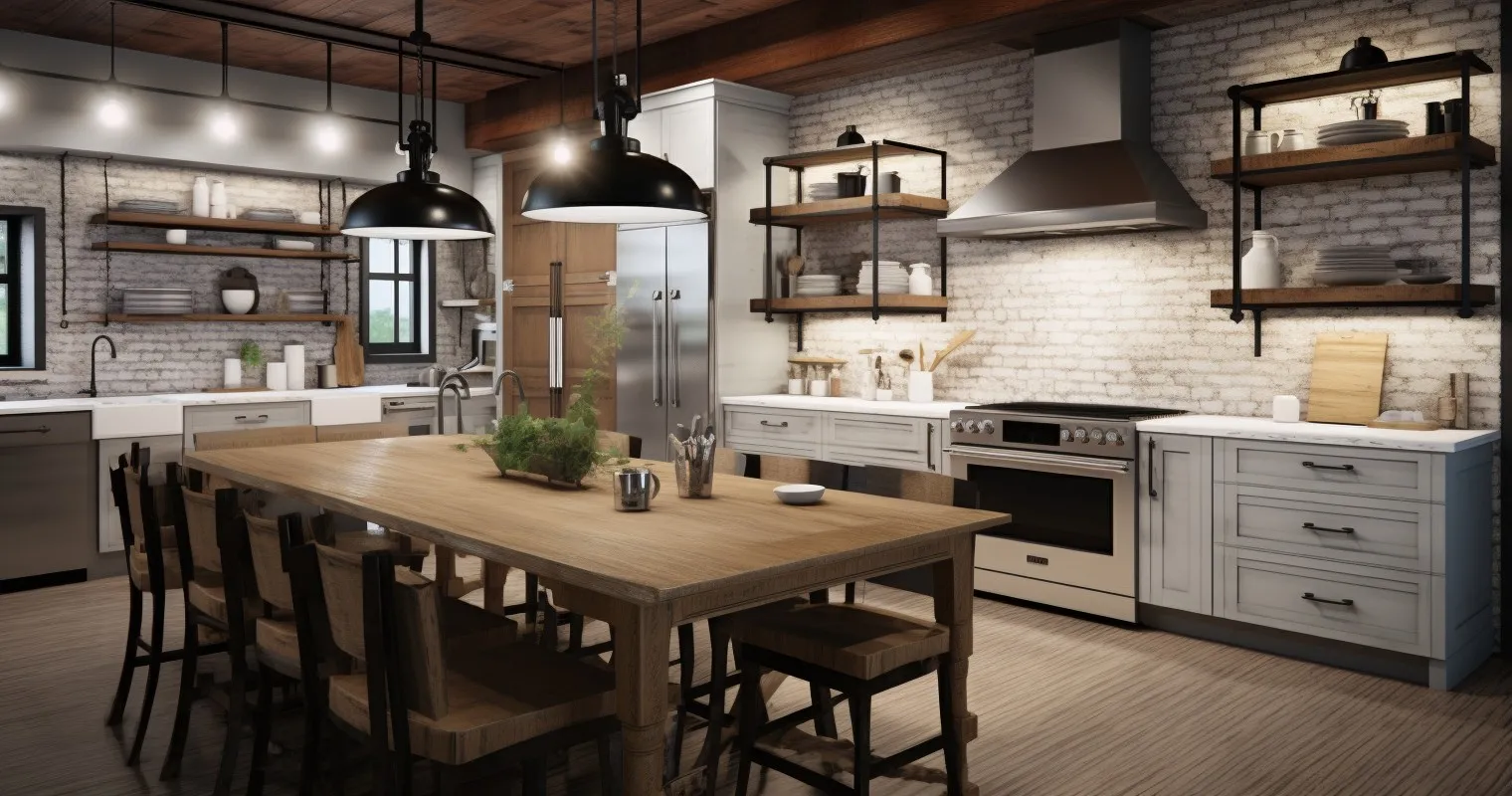 Urban Rustic Kitchen Transformation