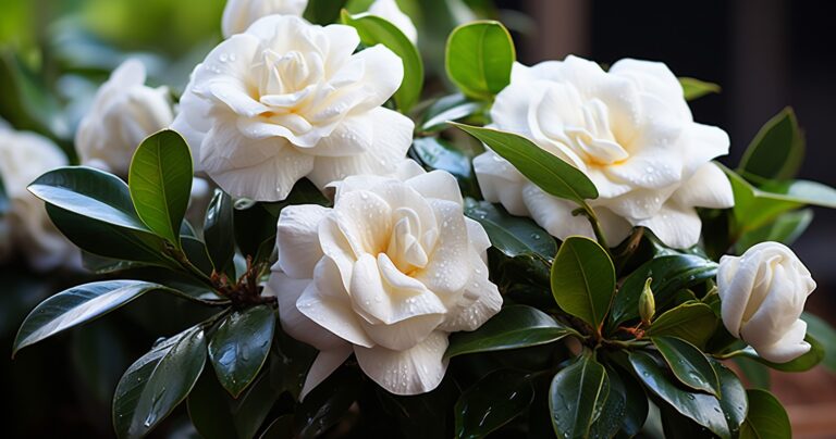 Vibrant Gardenia In Acidic Soil