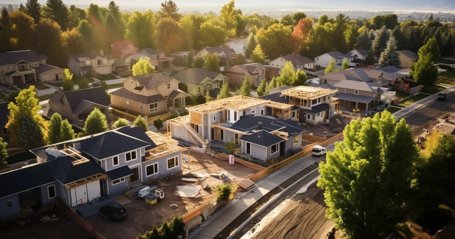 Vibrant Neighborhood Under Construction