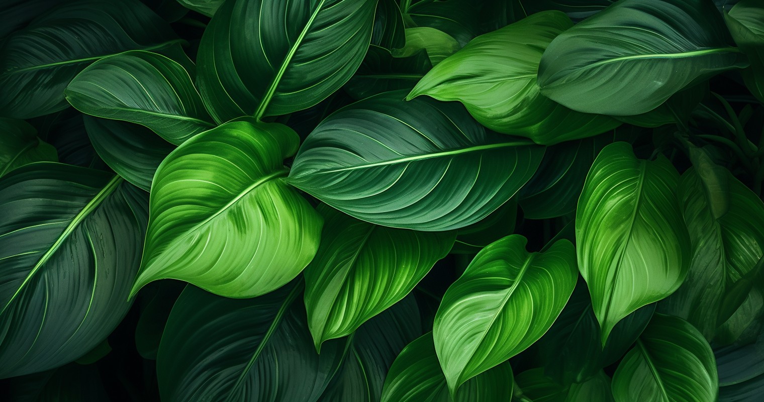 Vibrant Philodendron Leaves