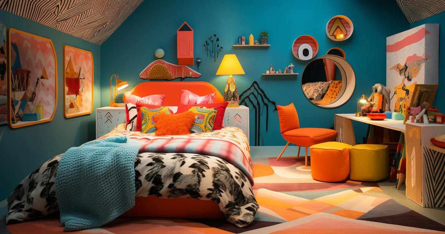 Vibrant and Playful Children's Bedroom Design
