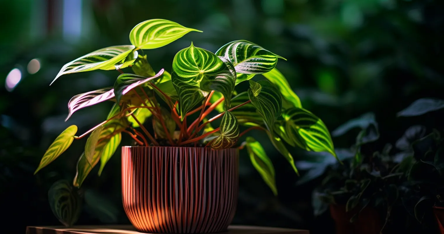 Vibrant and Thriving Repotted Houseplant
