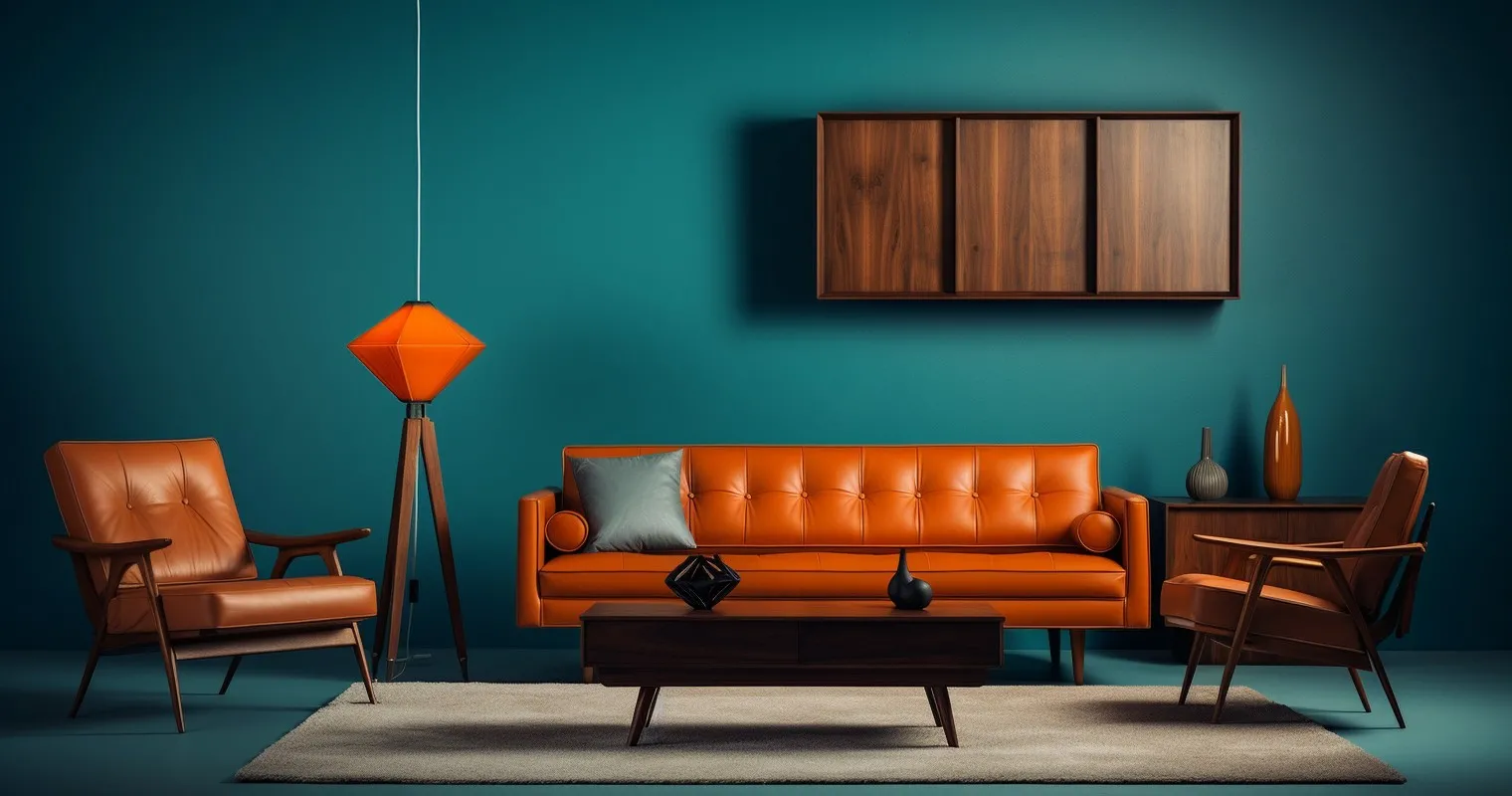 Vintage-Meets-Modern Design With Gradation In Accents