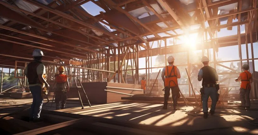 Which Roof Framing Material - Construction Site