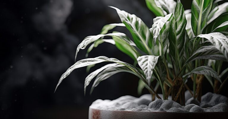 White Substance on Houseplant Soil