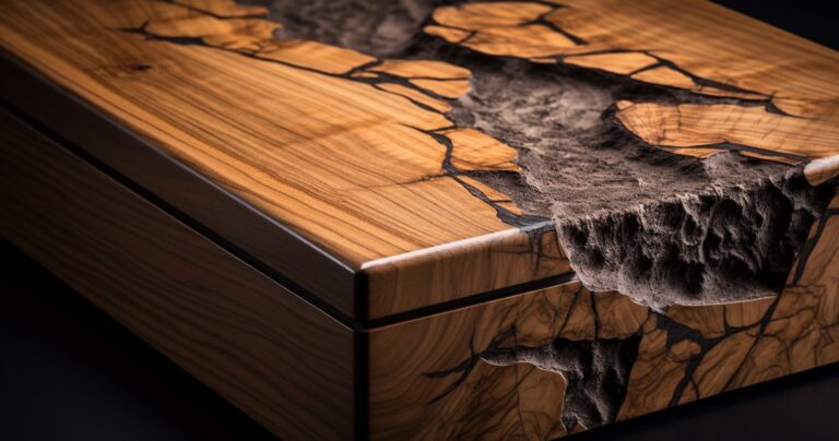 Wooden Box Crafted by Hand