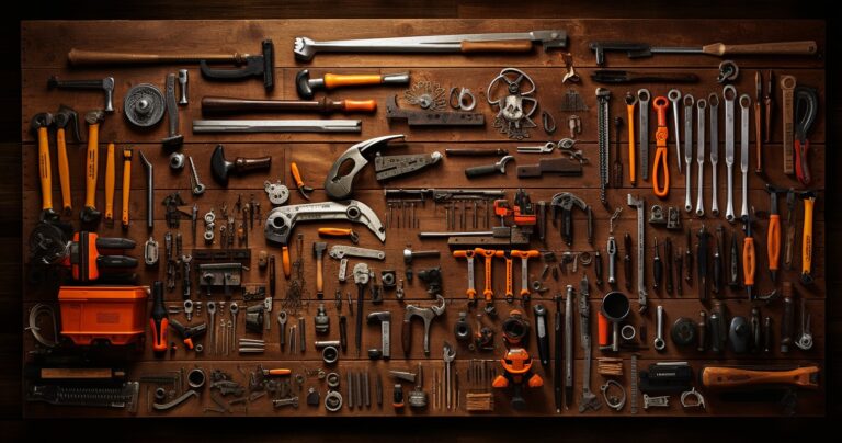Woodworking Tools Collage