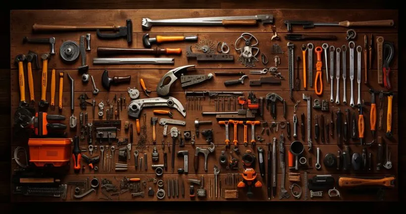 Woodworking Tools Collage