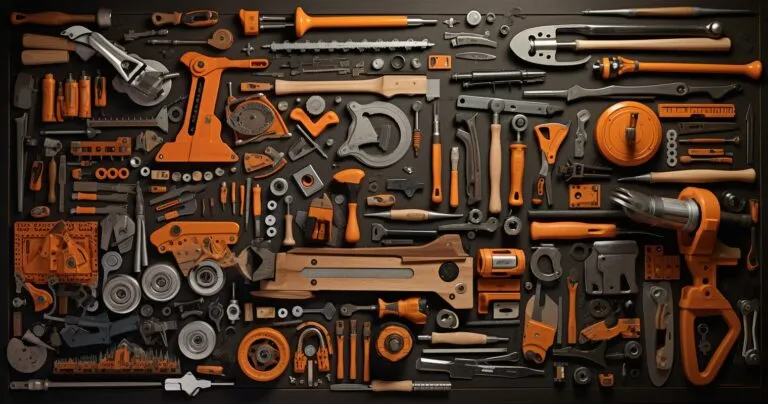 Woodworking Tools Illustration