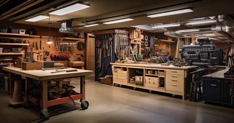 Woodworking Workshop Organized And Efficient