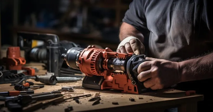 highly detailed photograph of a Flex Power Tool