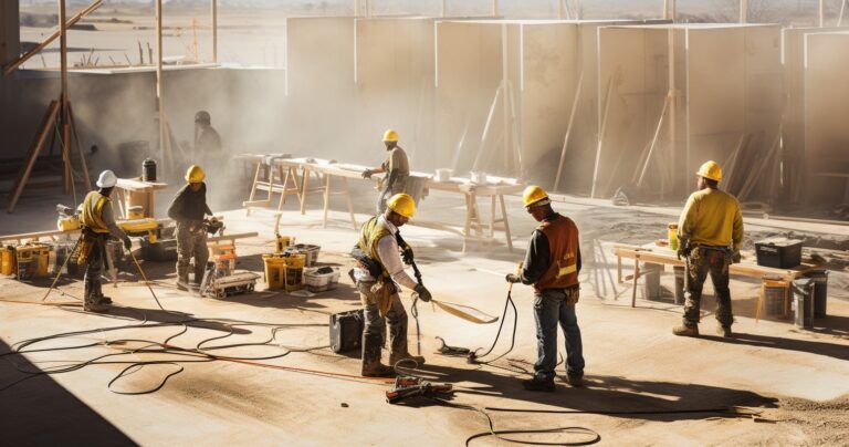 110v Power Tools In Action