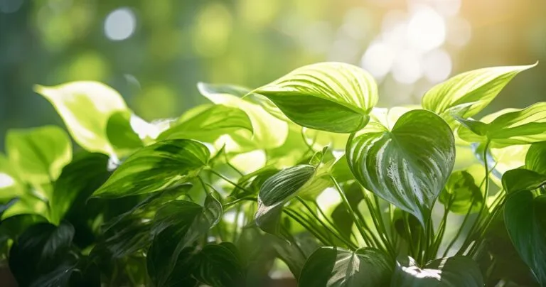 A Close-Up Of A Healthy Houseplant