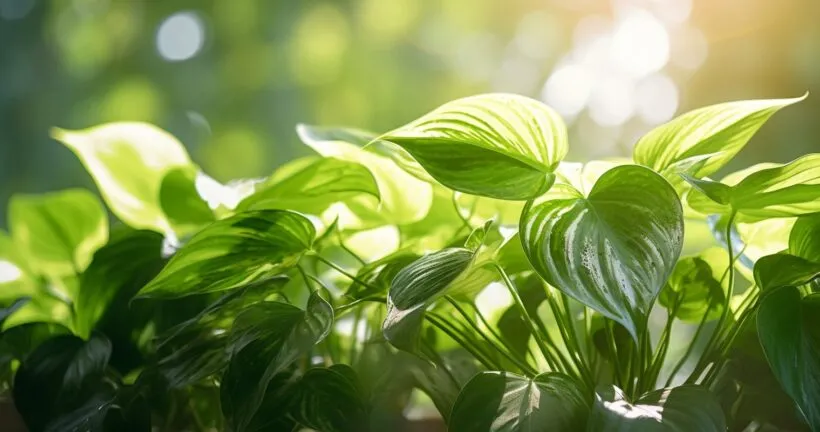A Close-Up Of A Healthy Houseplant