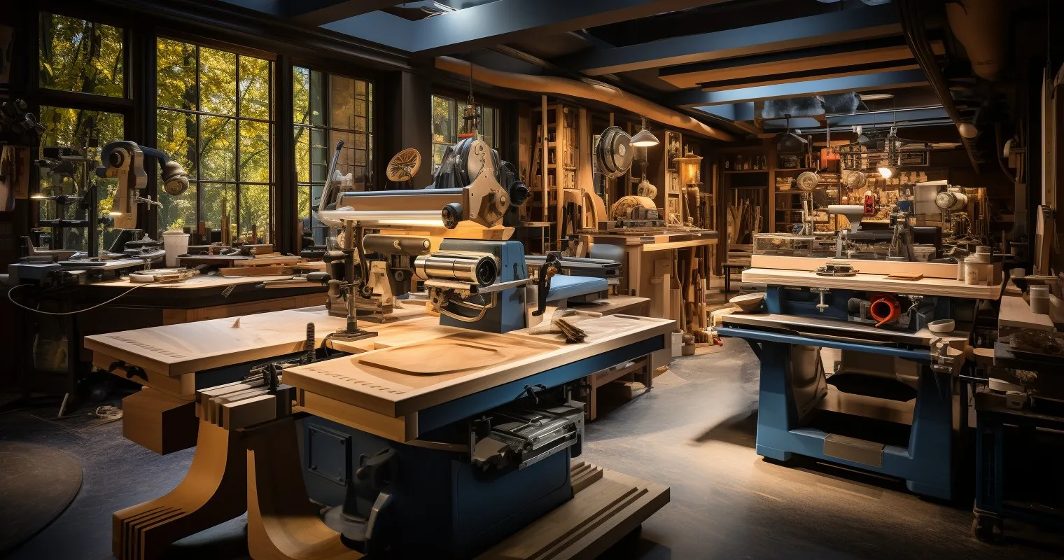 A Specialty Woodworking Studio With Advanced Tools