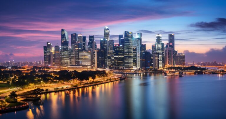 A breathtaking landscape capturing the juxtaposition