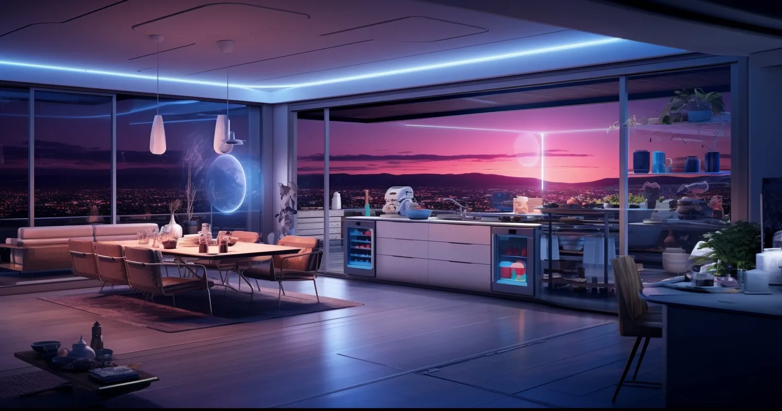 AI-controlled smart home