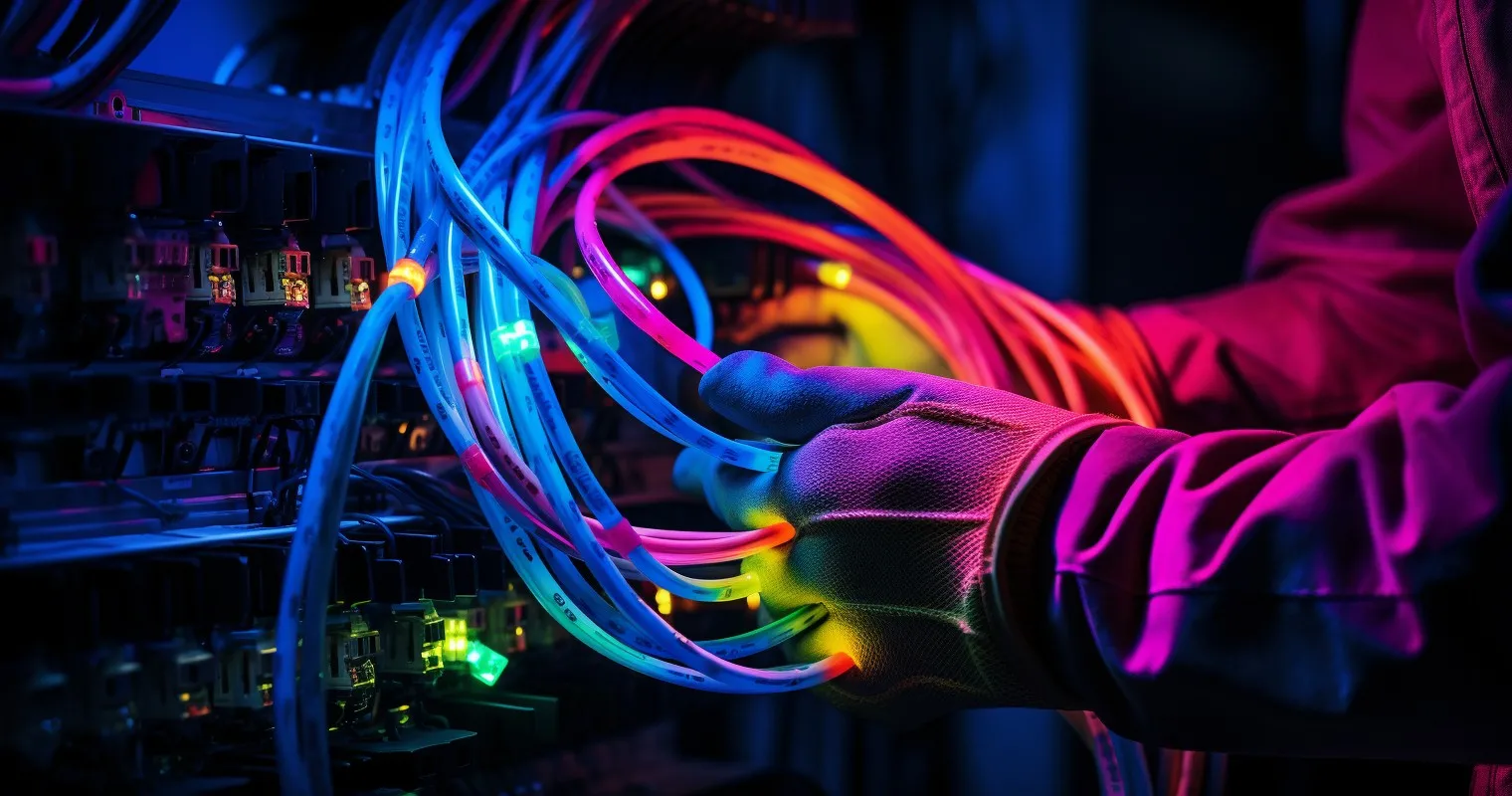 An Artistic Photograph Of A Person's Hands Wearing Gloves