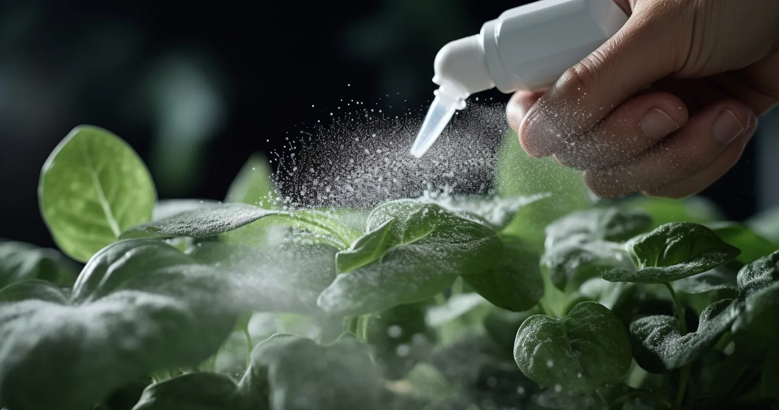 Applying Baking Soda Solution To Plants
