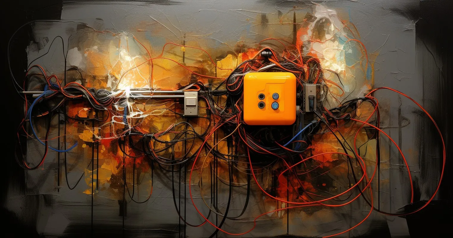 Artistic Representation Of Electrical Work