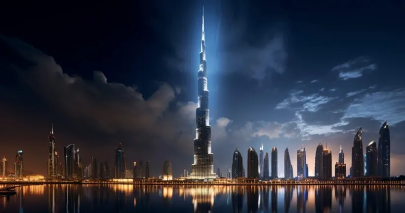 Burj Khalifa At Night