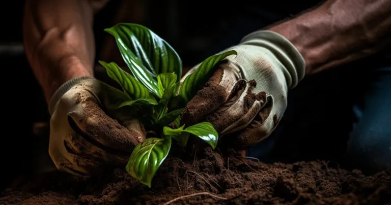 Changing Soil In Houseplant