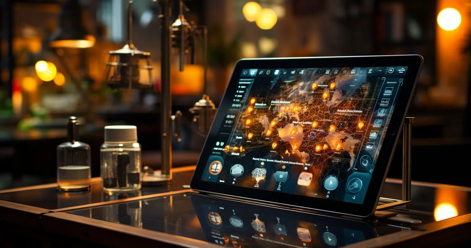 Close-Up Of A Virtual Tablet In-Game