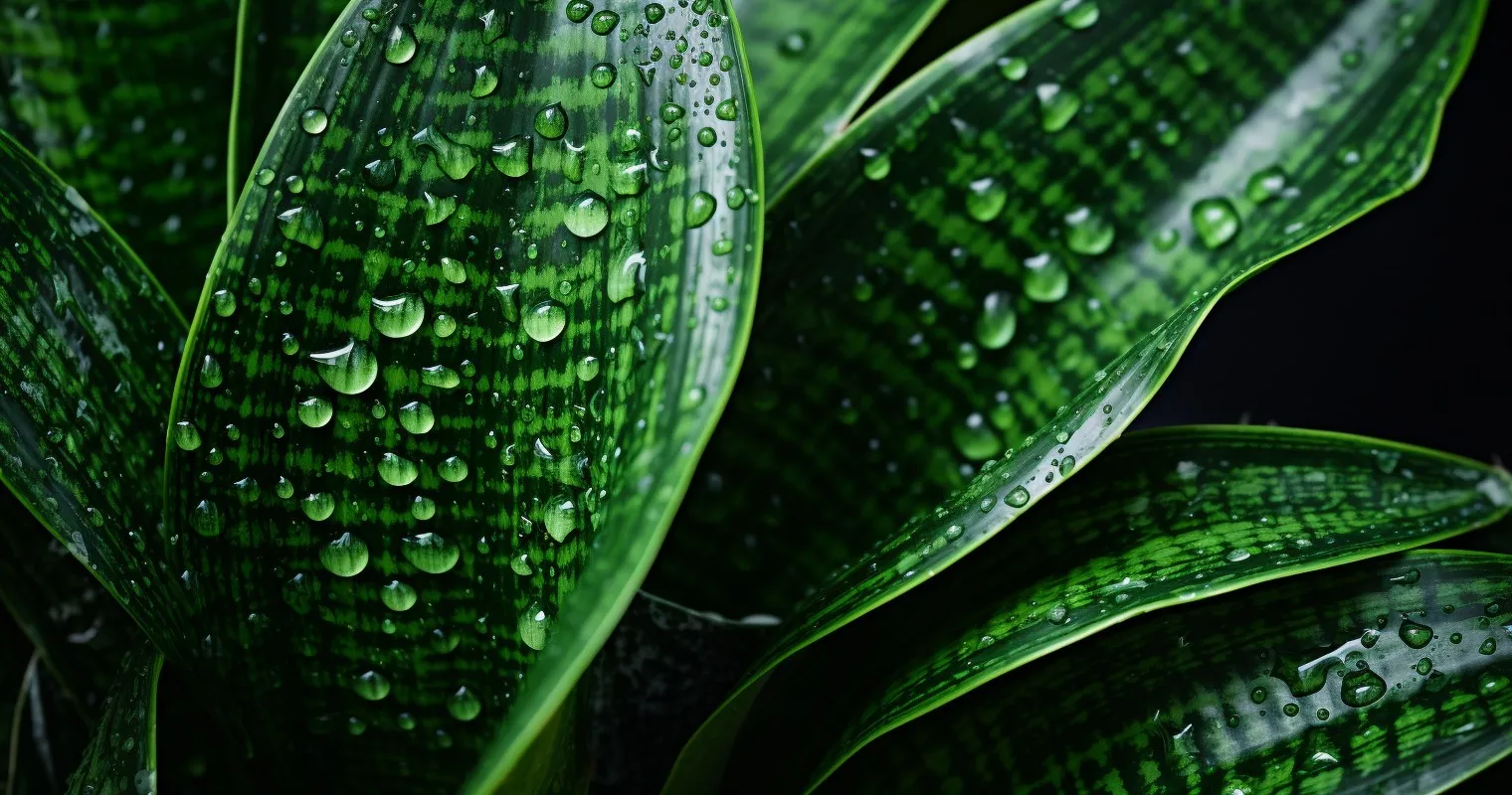 Close-Up Of Snake Plant