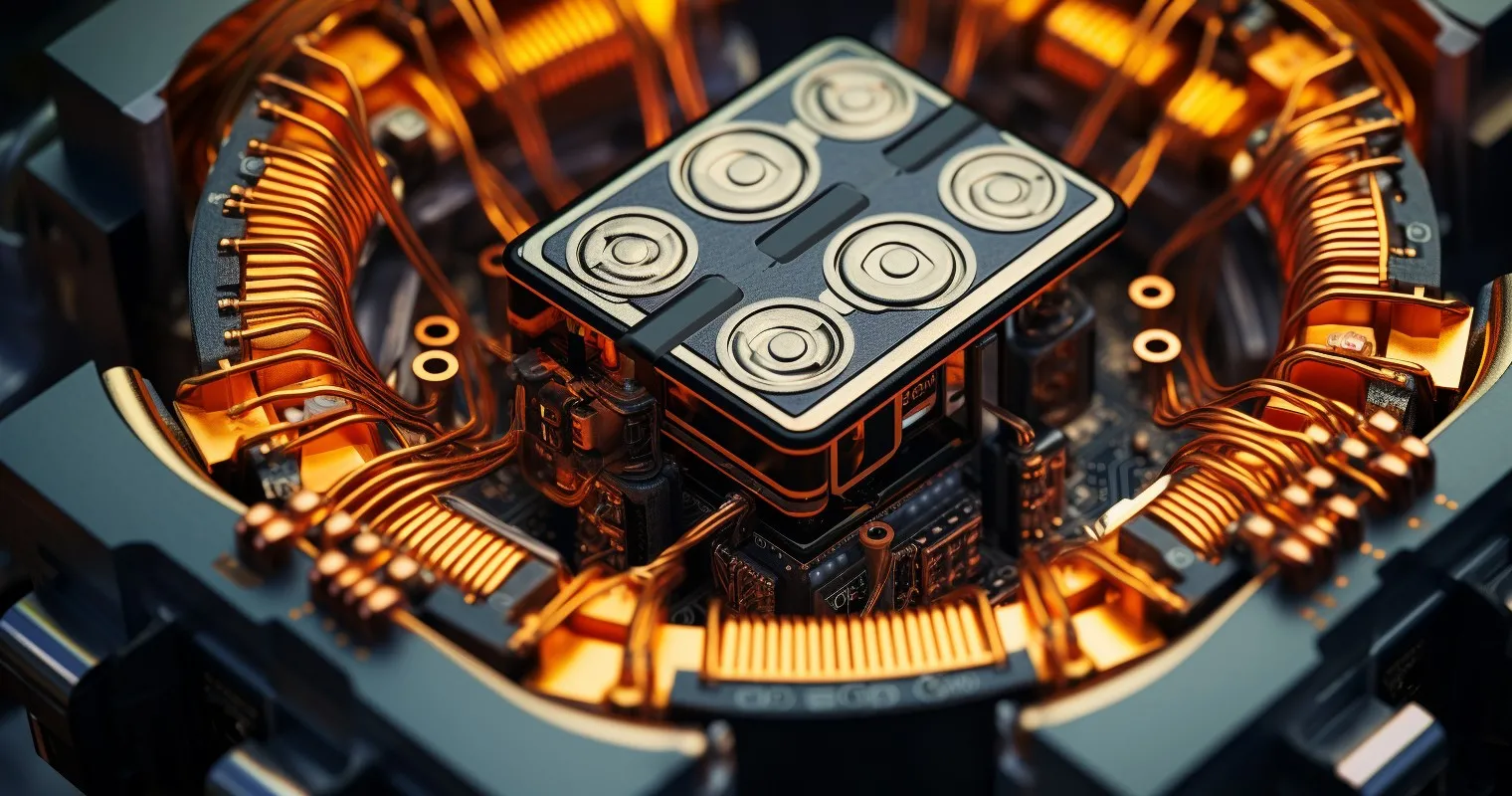 Close-up of Energy-efficient Transformer Components