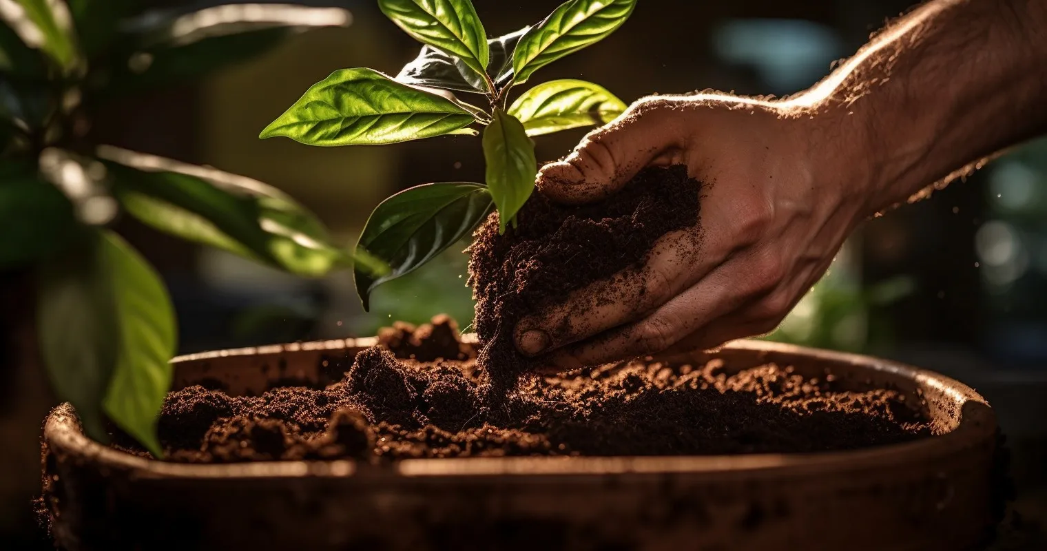 Coffee Ground Mulch