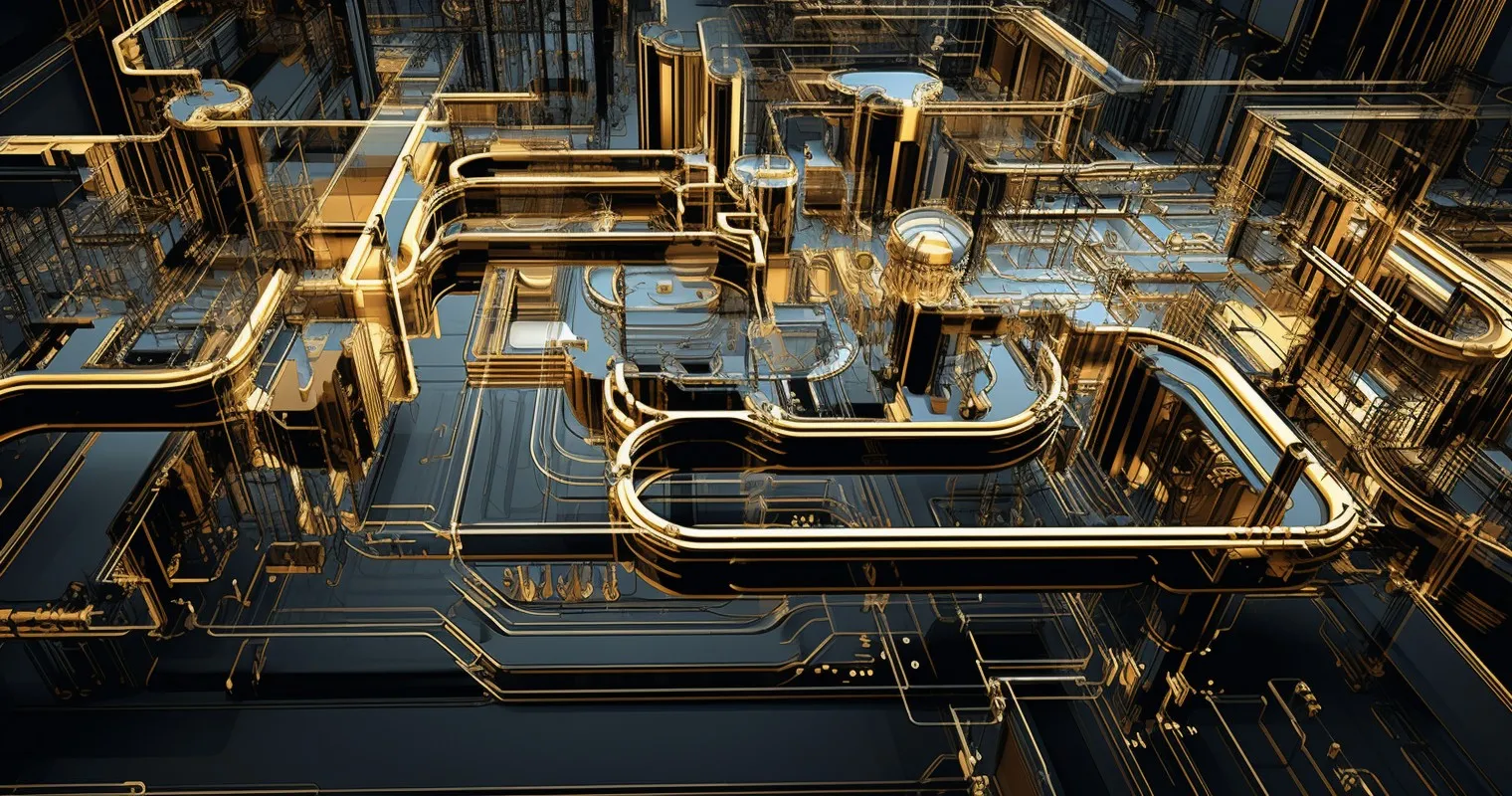 Electrical Blueprint Close-Up
