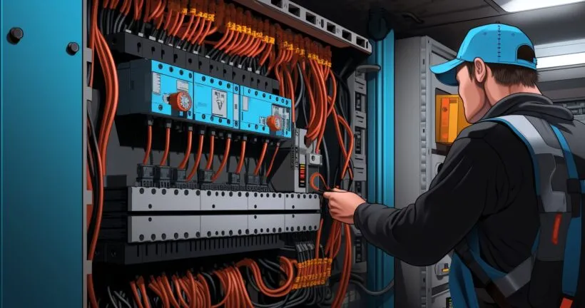 Electrical Panel Replacement Illustration