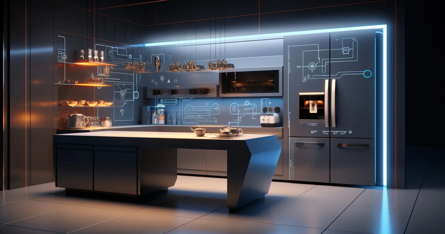 Electrical Panel In A Modern Kitchen