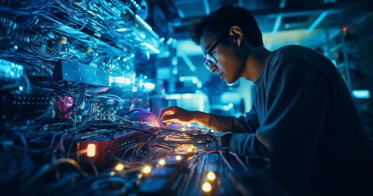 Electrical Systems Engineer At Work