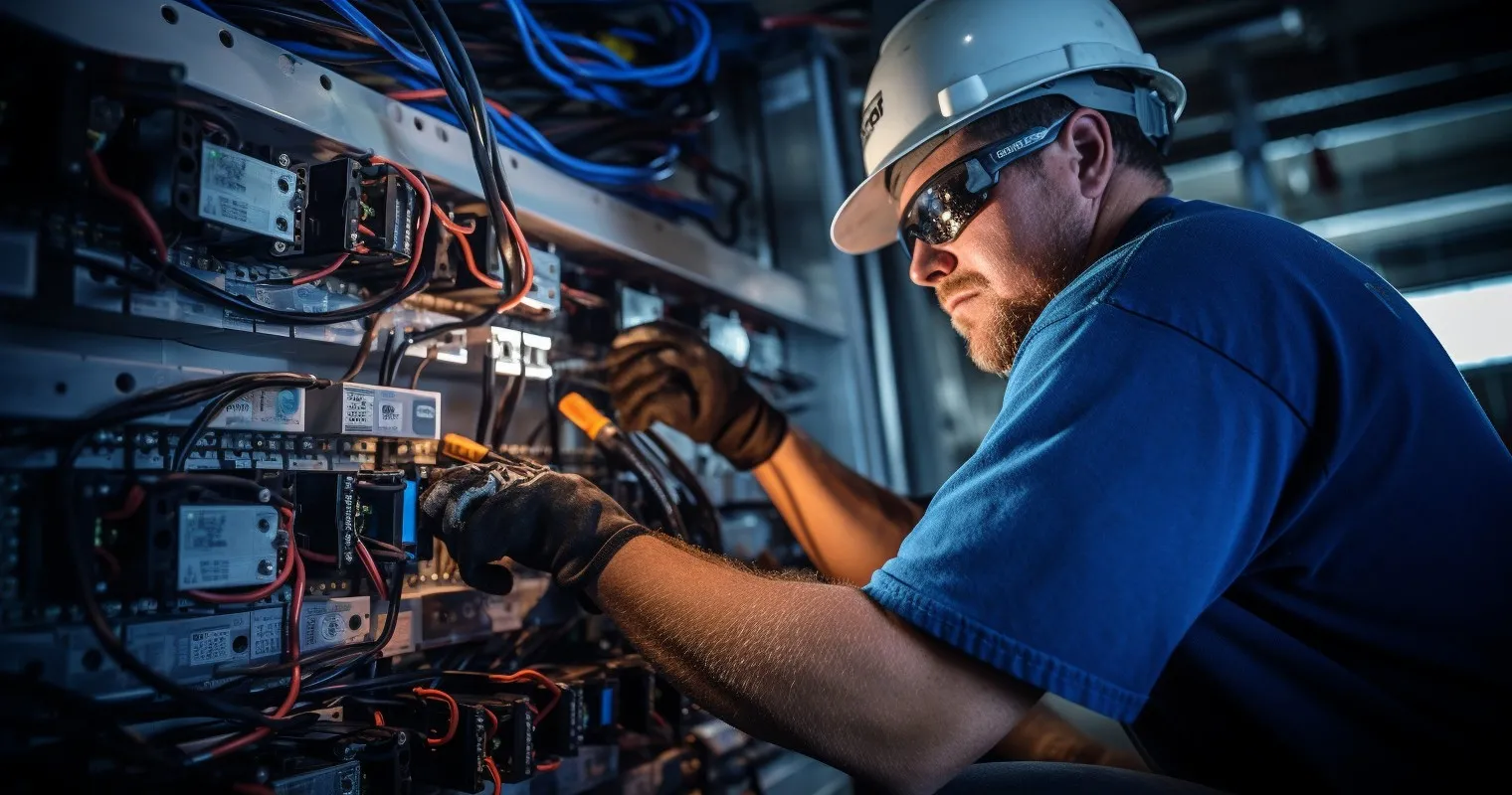 Electrician Upgrading Electrical Service
