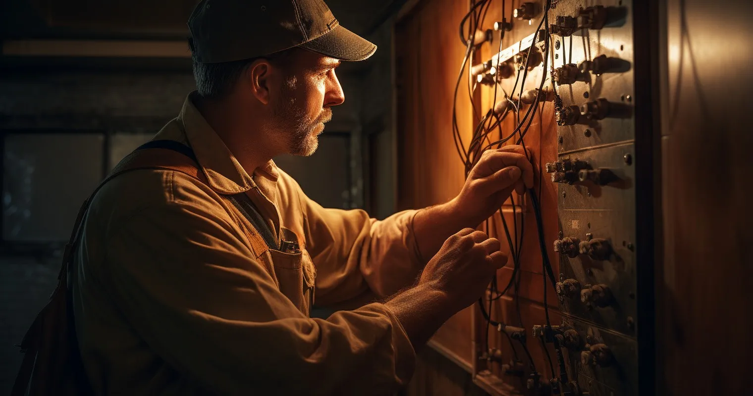 Electrician At Work