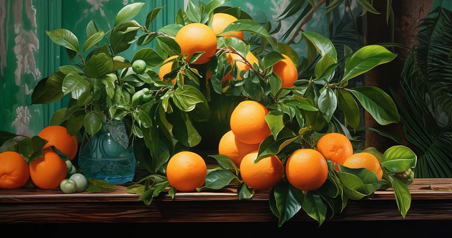 Elegant Houseplant With Citrus Deterrent