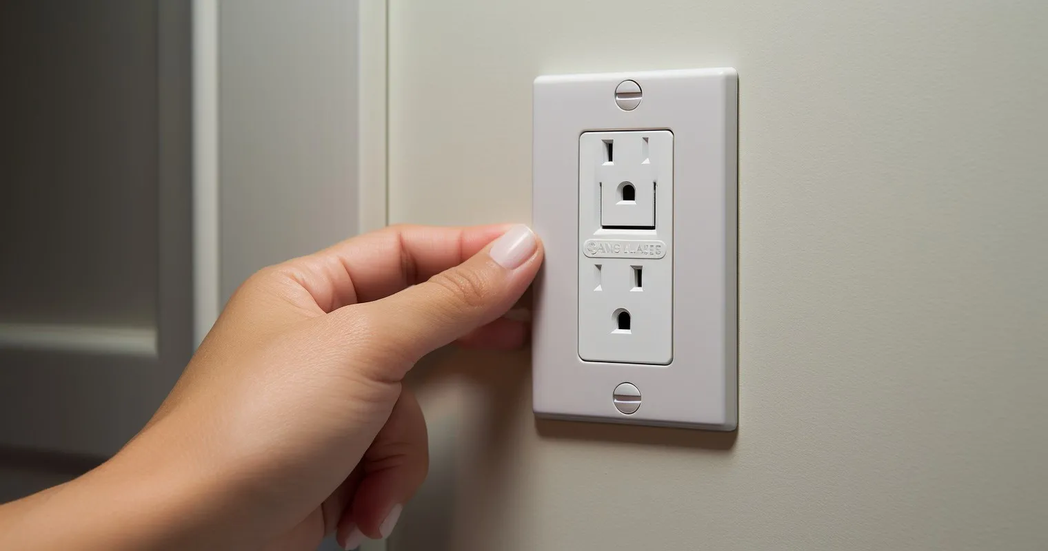 GFCI Outlet Close-up