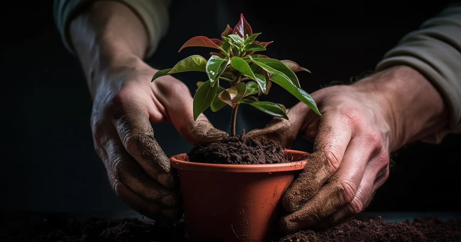 Gentle Repotting Process
